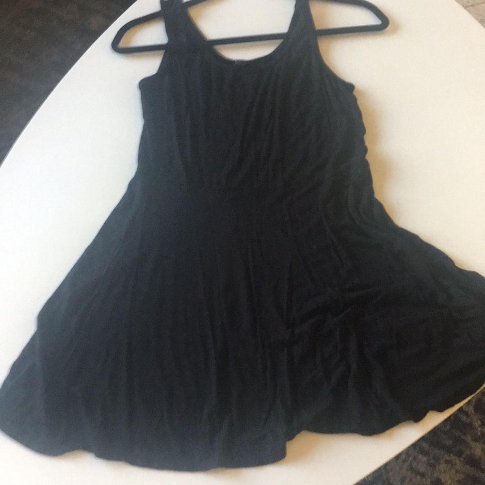 Black cotton dress